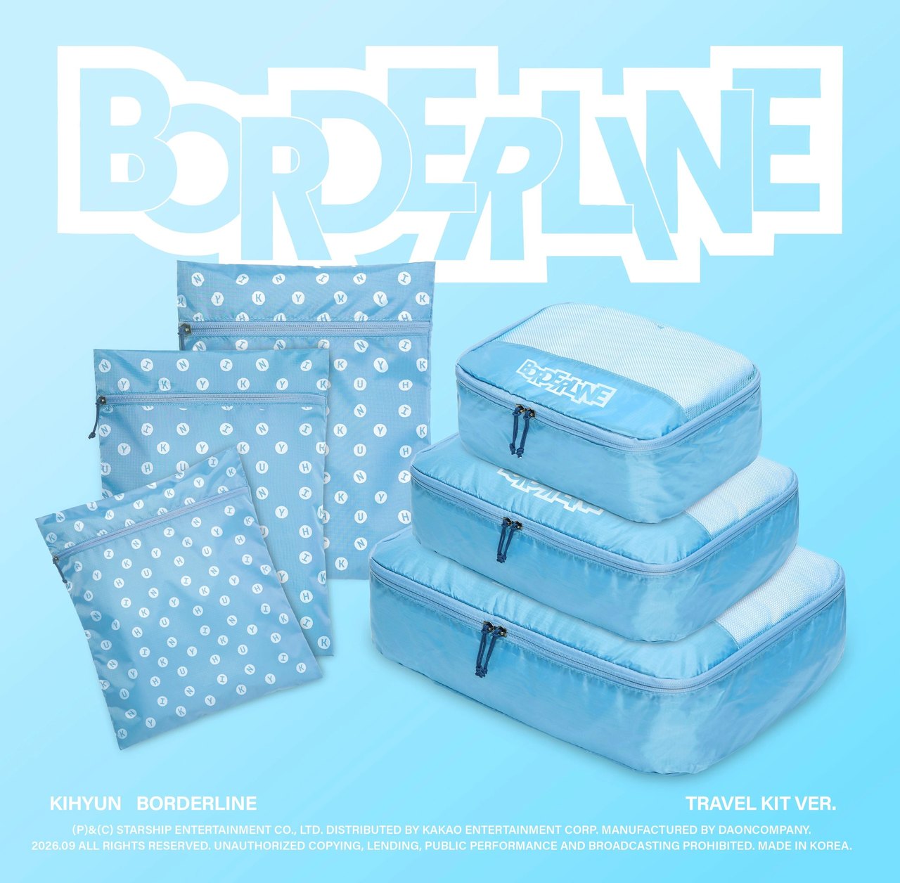 KIHYUN - EP [BORDERLINE] TRAVEL KIT Ver.