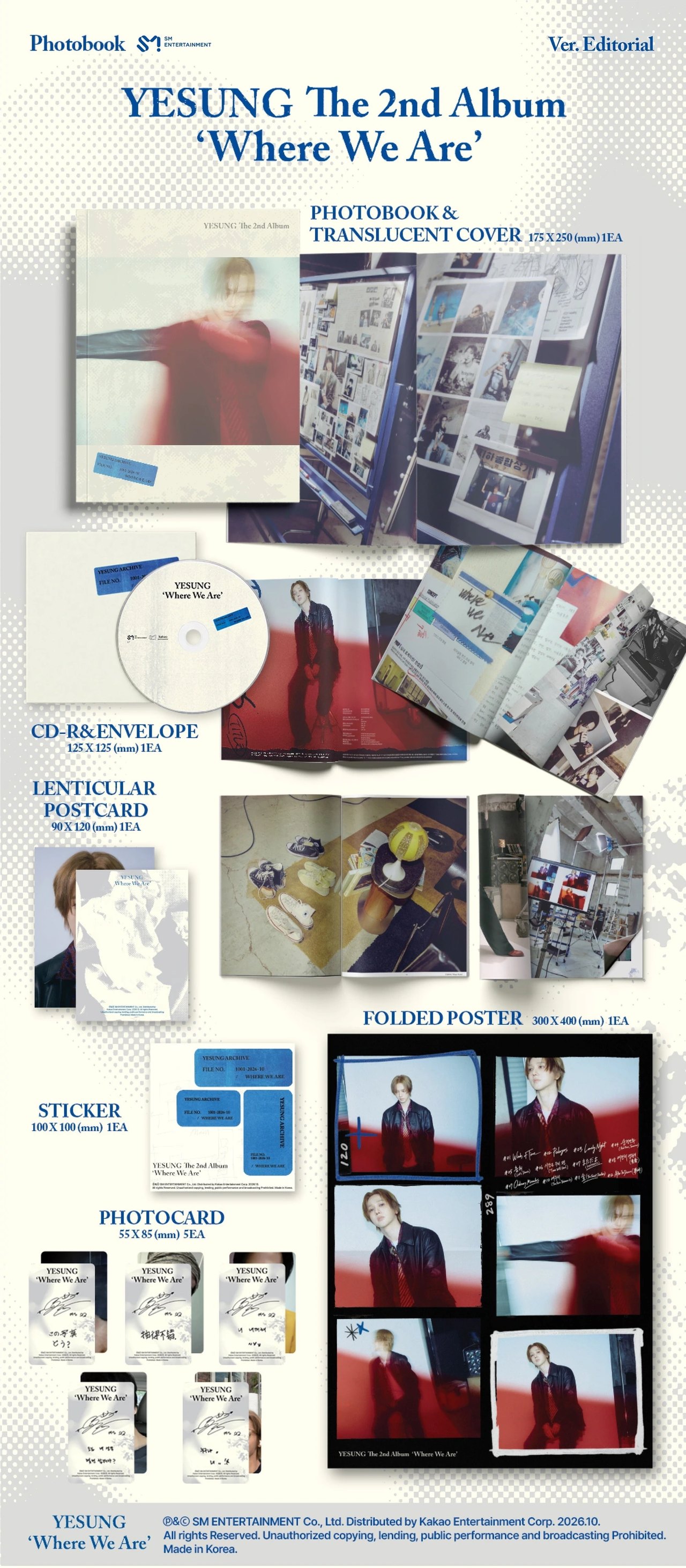 YESUNG - 2nd Album [Where We Are] Photobook Ver. — 2