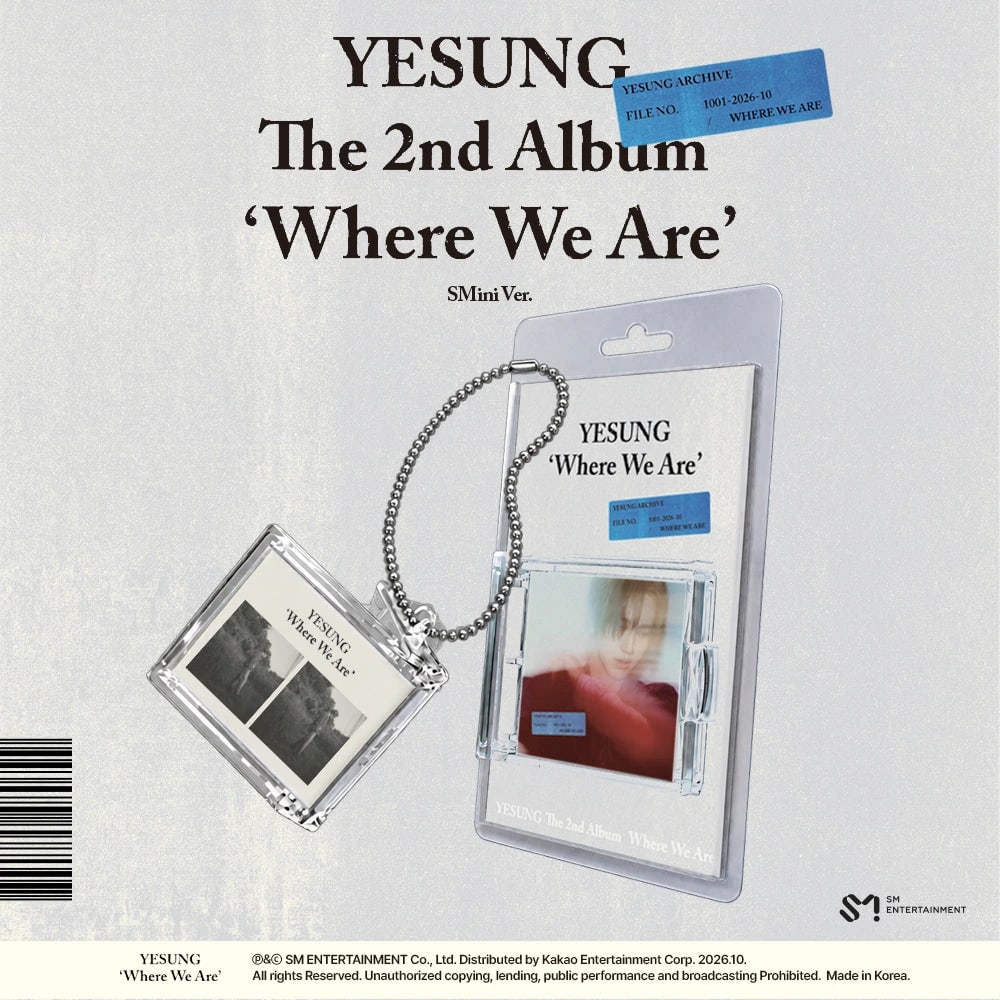 YESUNG - 2nd Album [Where We Are] SMini Ver. (Smart Album)