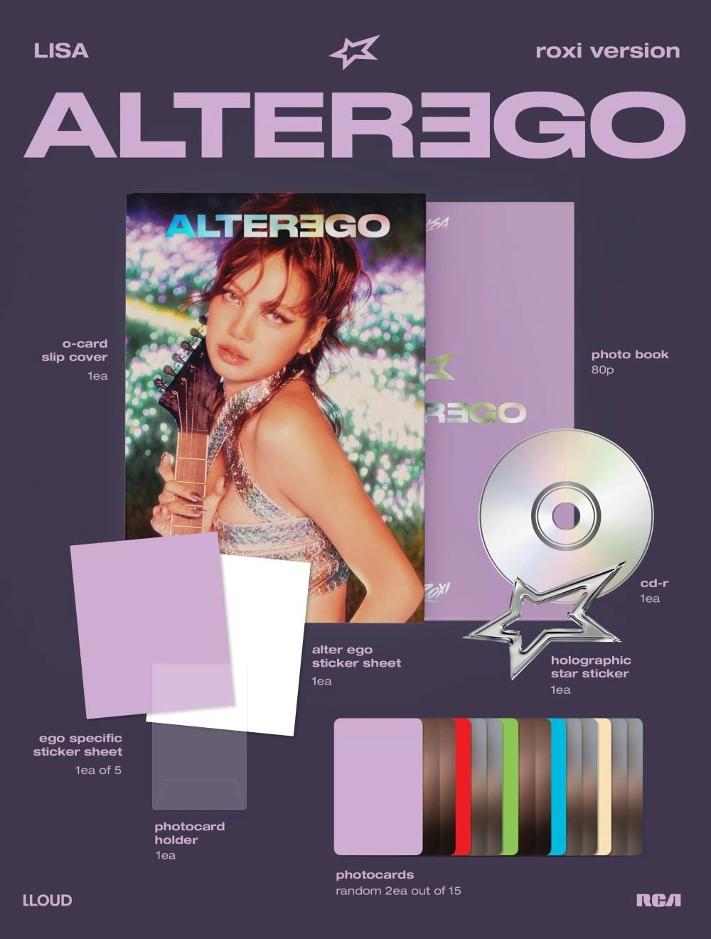 LISA - [Alter Ego] Photobook roxi Ver. — 2