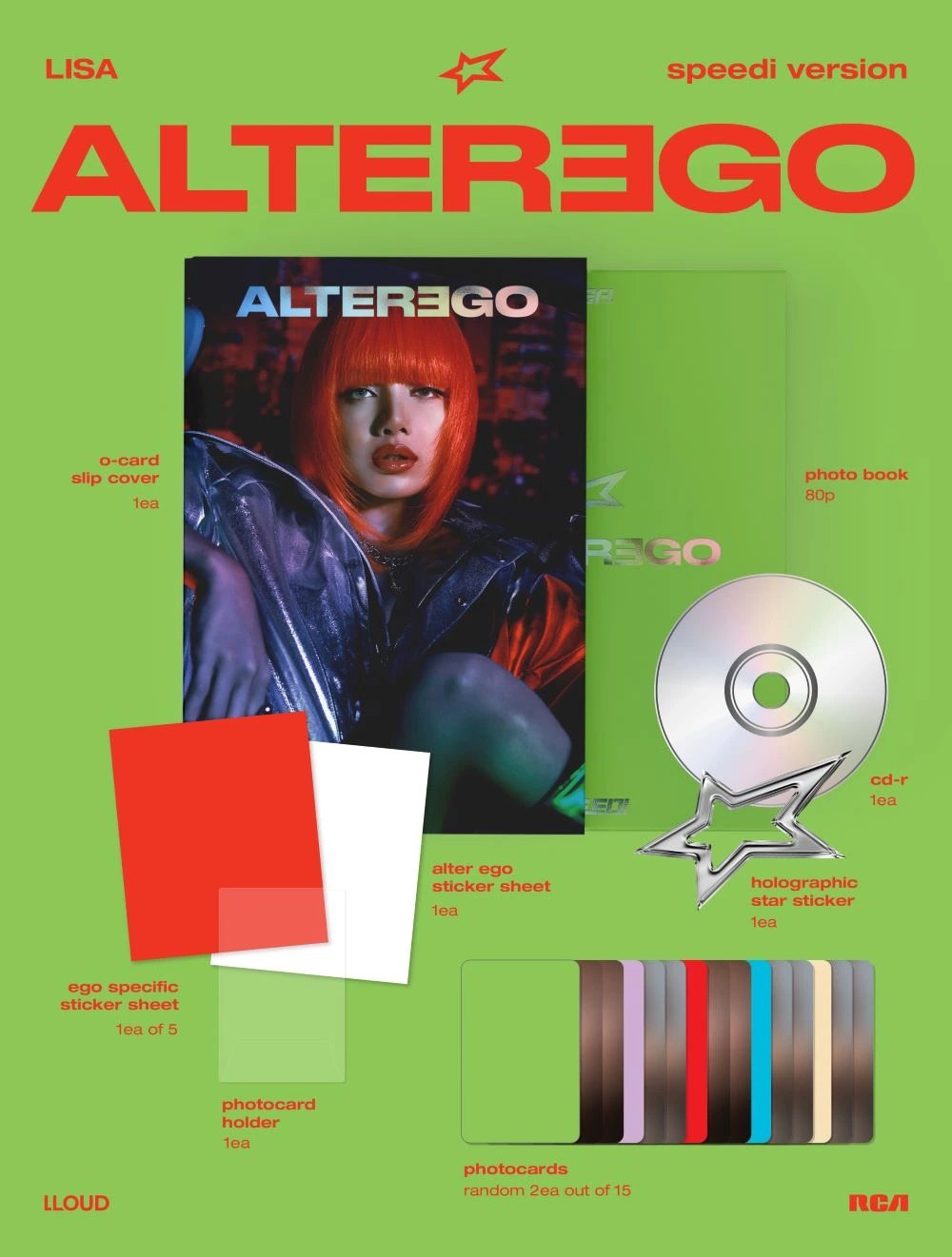 LISA - [Alter Ego] Photobook speedi Ver. — 2