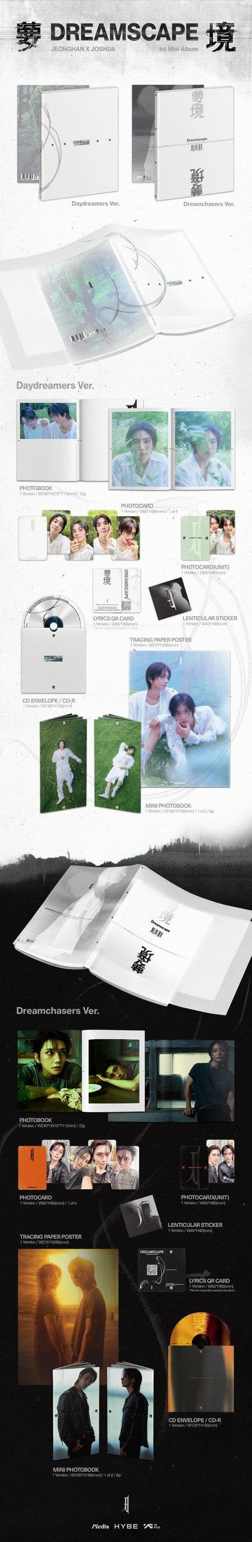 JEONGHAN X JOSHUA (SEVENTEEN) - 1st Mini Album [DREAMSCAPE] — 2