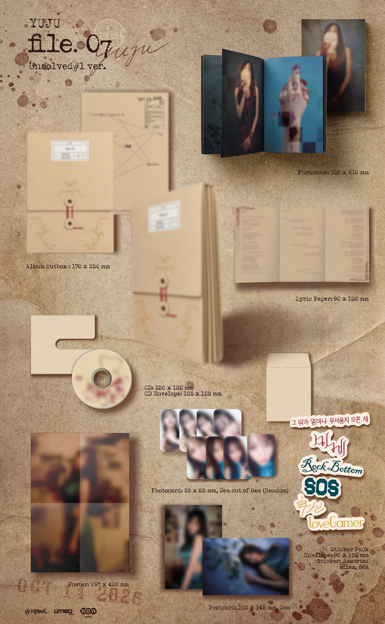 YUJU - 4th Mini Album [file. 07] Unsolved #01 Ver. — 2