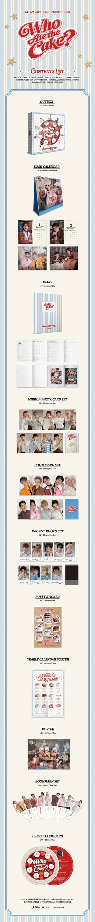 &TEAM - 2027 SEASON'S GREETINGS [Who Ate the Cake?] — 2