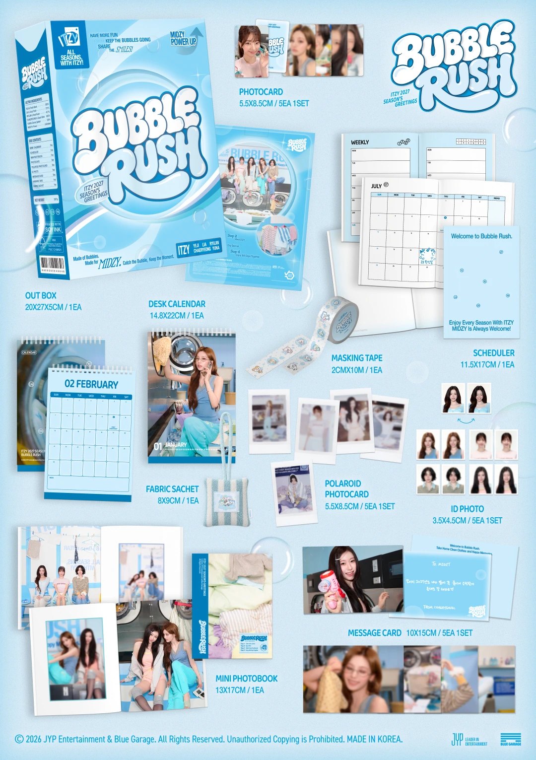 ITZY - 2027 Season's Greetings [BUBBLE RUSH] — 2