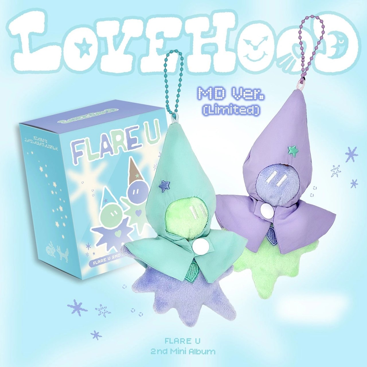 FLARE U - 2nd Mini Album [LOVEHOOD] MD Ver. (LIMITED EDITION)