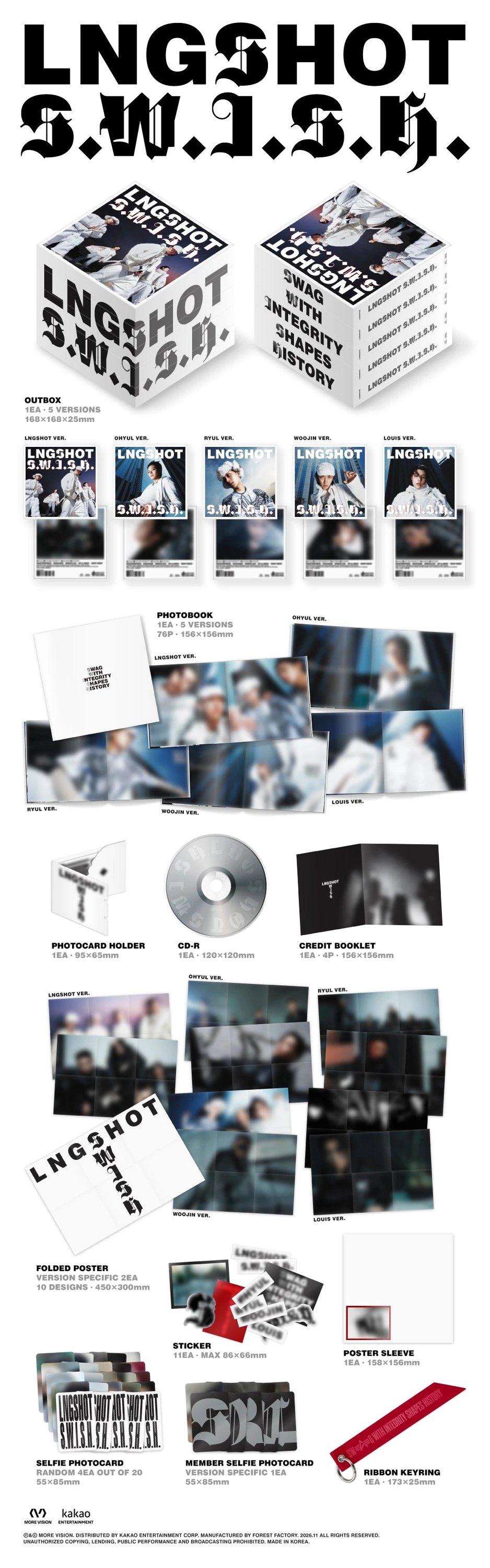 LNGSHOT - EP [S.W.I.S.H.] Standard Ver. — 2