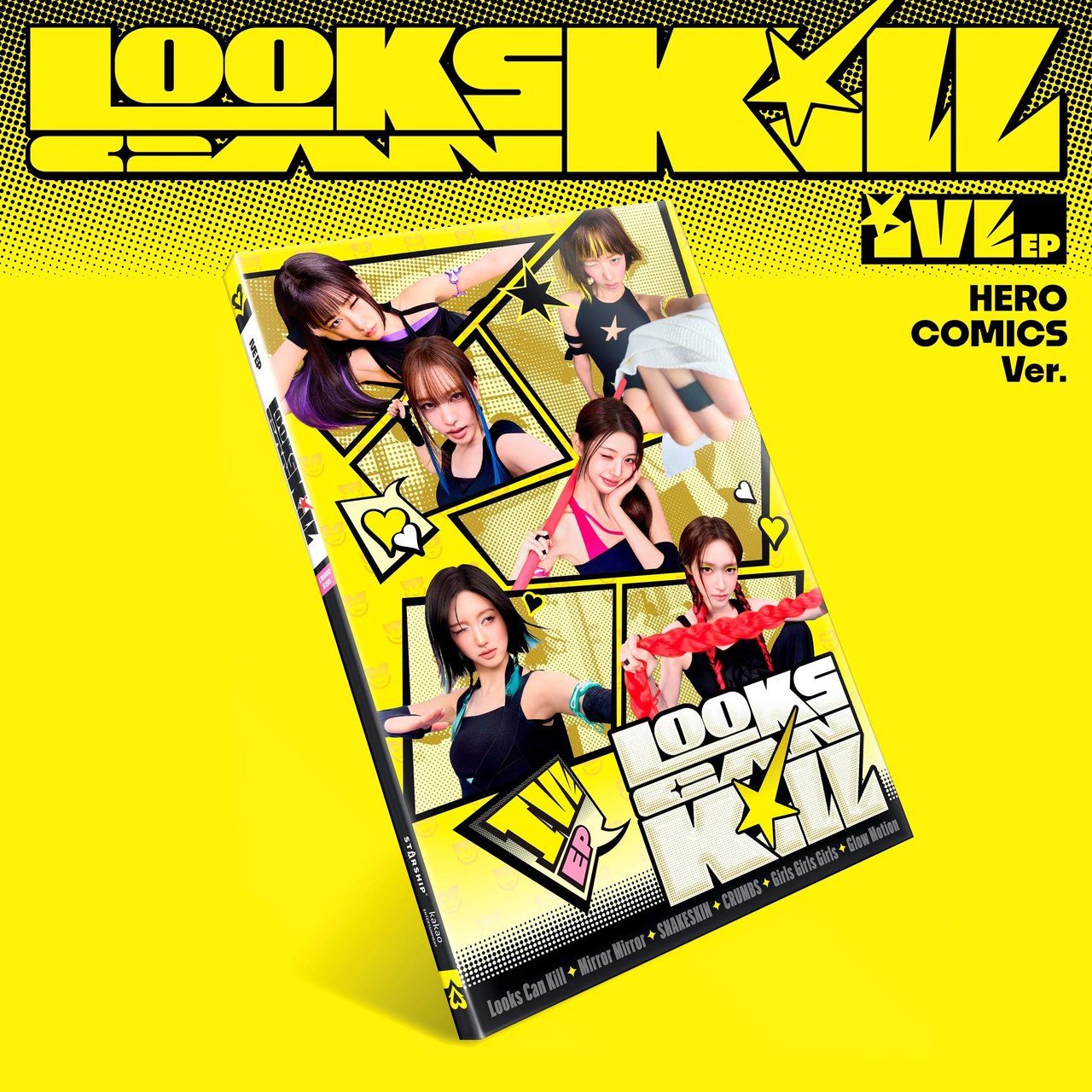 IVE - EP [Looks Can Kill] HERO COMICS Ver.