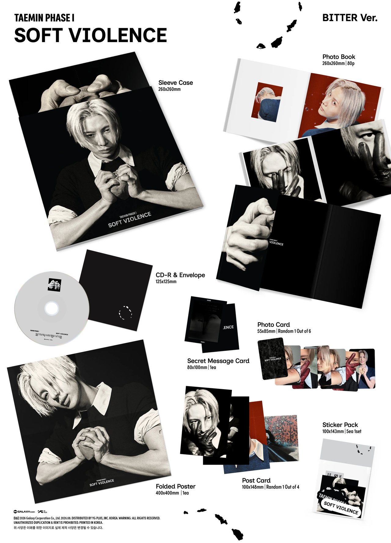 TAEMIN - [PHASE I : Soft Violence] PHOTO BOOK Ver. — 2