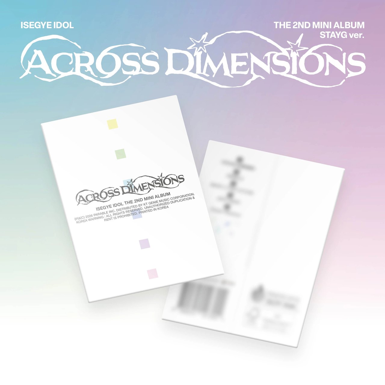 ISEGYE IDOL - 2nd Mini Album [Across Dimensions] LOVE LETTER Ver ...