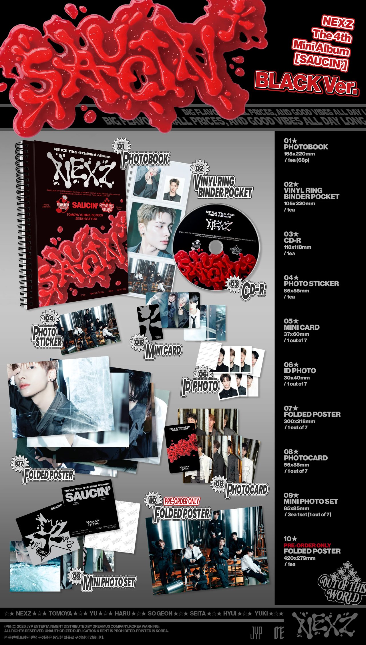 NEXZ - 4th Mini Album [SAUCIN'] — 2