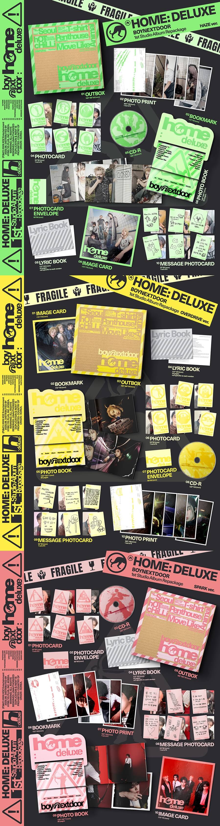 BOYNEXTDOOR - 1st Studio Album Repackage [HOME: DELUXE] — 2