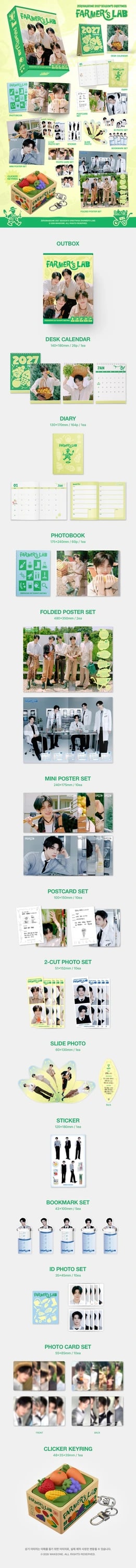 ZEROBASEONE - 2027 SEASON'S GREETINGS [FARMER'S LAB] — 2