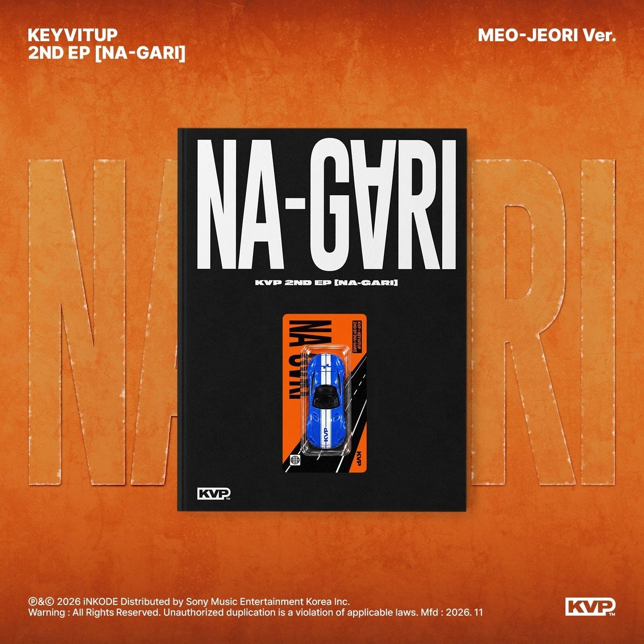 KEYVITUP - 2nd EP [NA-GARI] MEO-JEORI Ver.