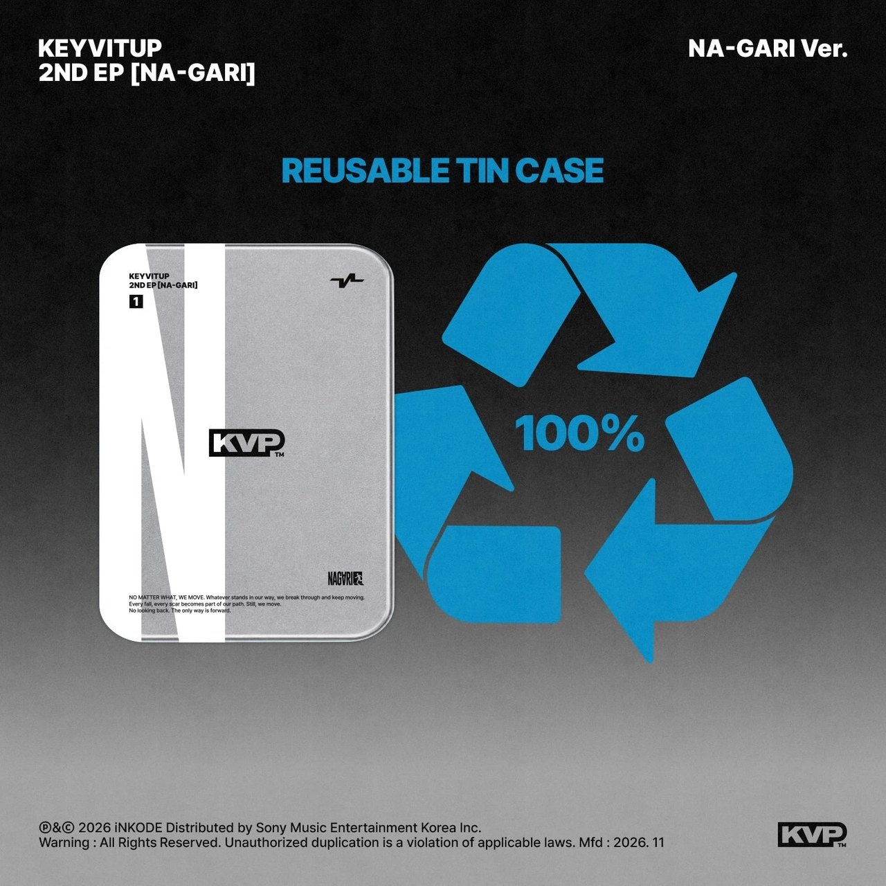 KEYVITUP - 2nd EP [NA-GARI] NA-GARI Ver.