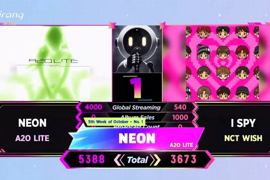 A2O LITE earn fifth music-show trophy for “NEON”