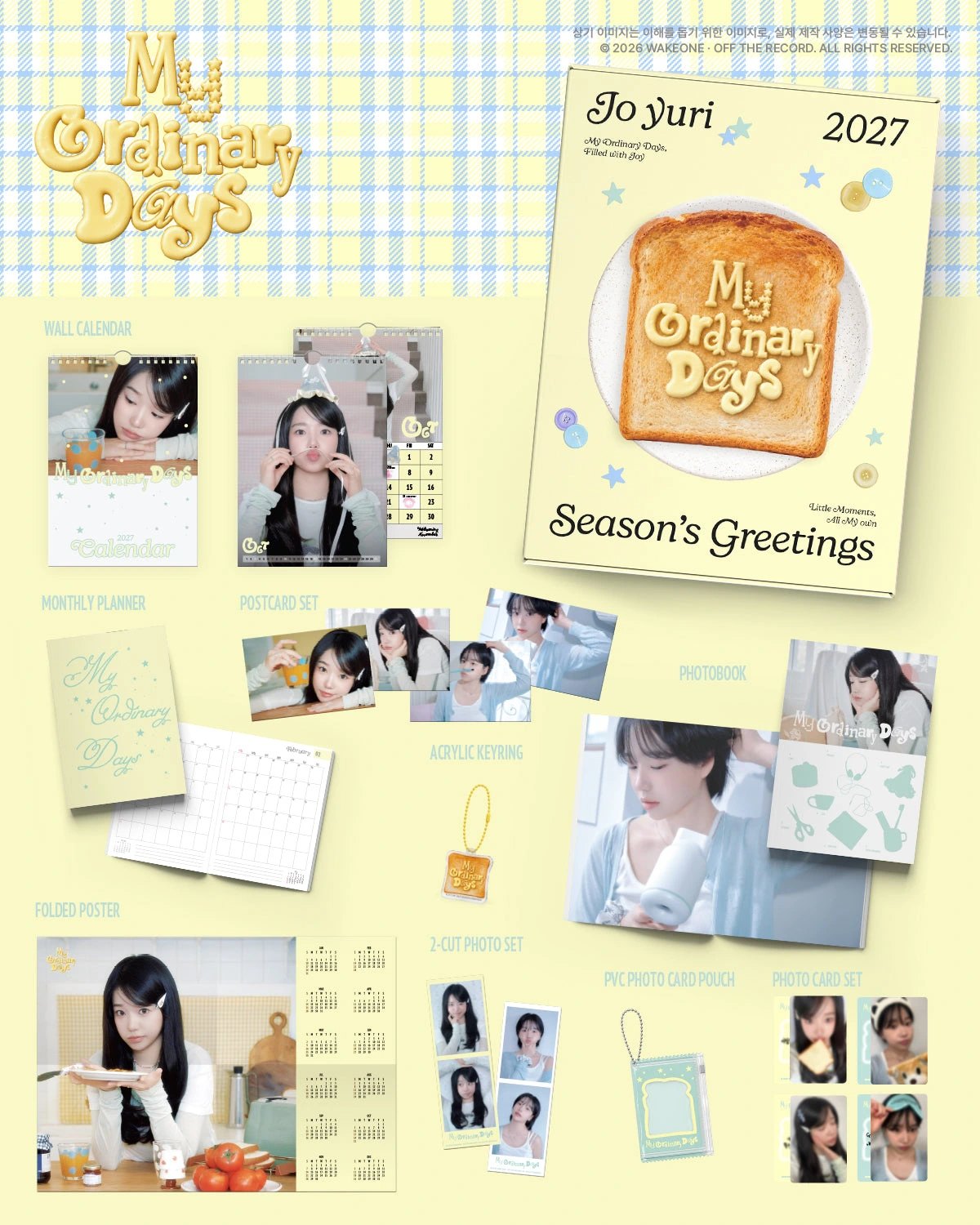 JO YURI - 2027 SEASON'S GREETINGS [MY ORDINARY DAYS] — 2