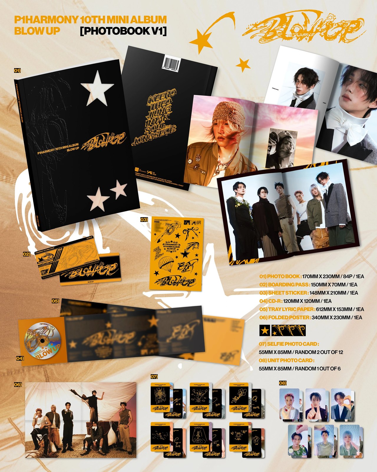 P1Harmony - 10th Mini Album [BLOW UP] Photobook Ver. — 2