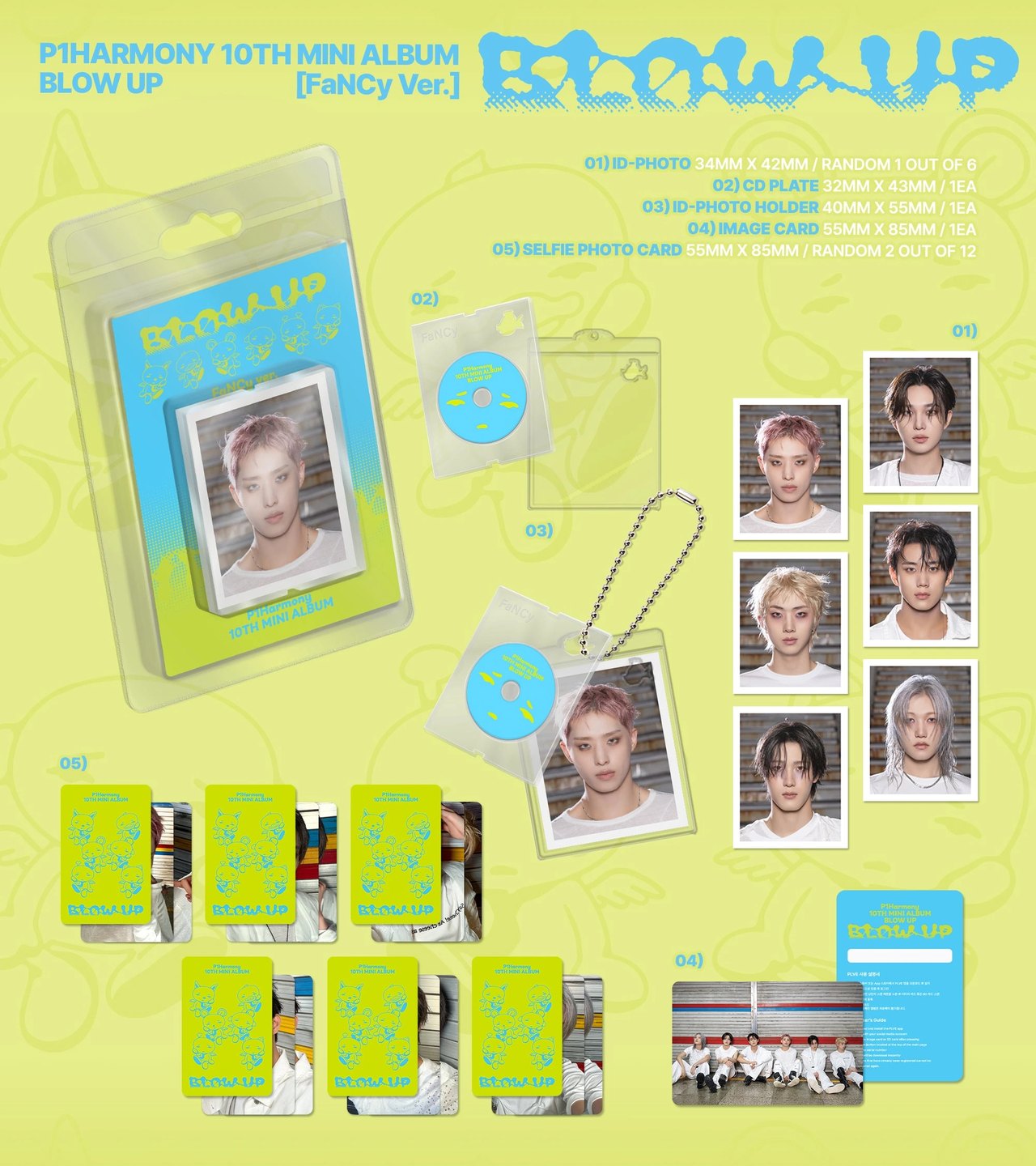 P1Harmony - 10th Mini Album [BLOW UP] FaNCy Ver. — 2