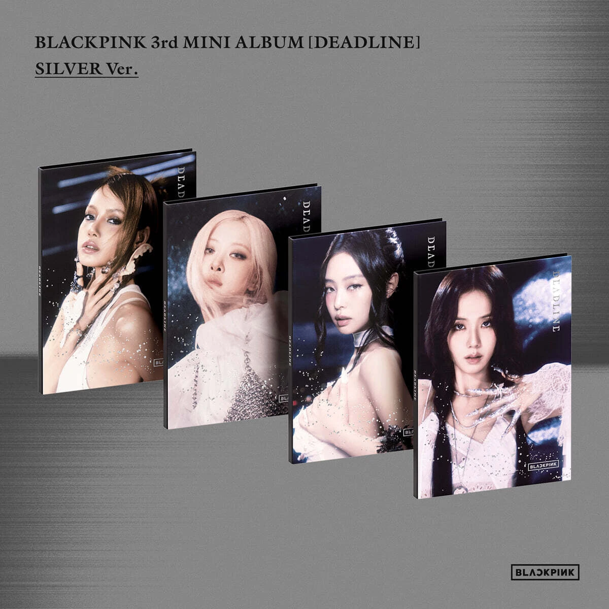 BLACKPINK - 3rd Mini Album [DEADLINE] SILVER Ver. JISOO | KPOP HOUSE