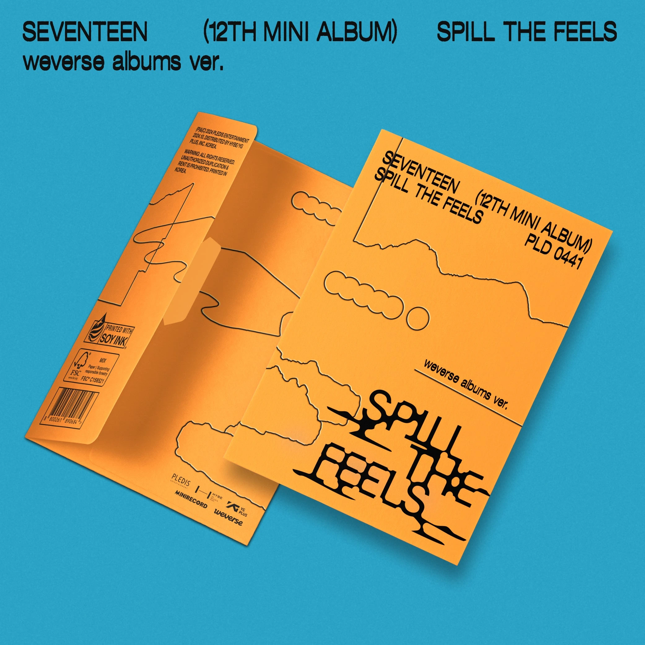 K-POP・アジア SEVENTEEN SPILLTHEFEELS Weverse SEVENTEEN - 12th Mini Album [SPILL THE FEELS] Weverse Albums Ver