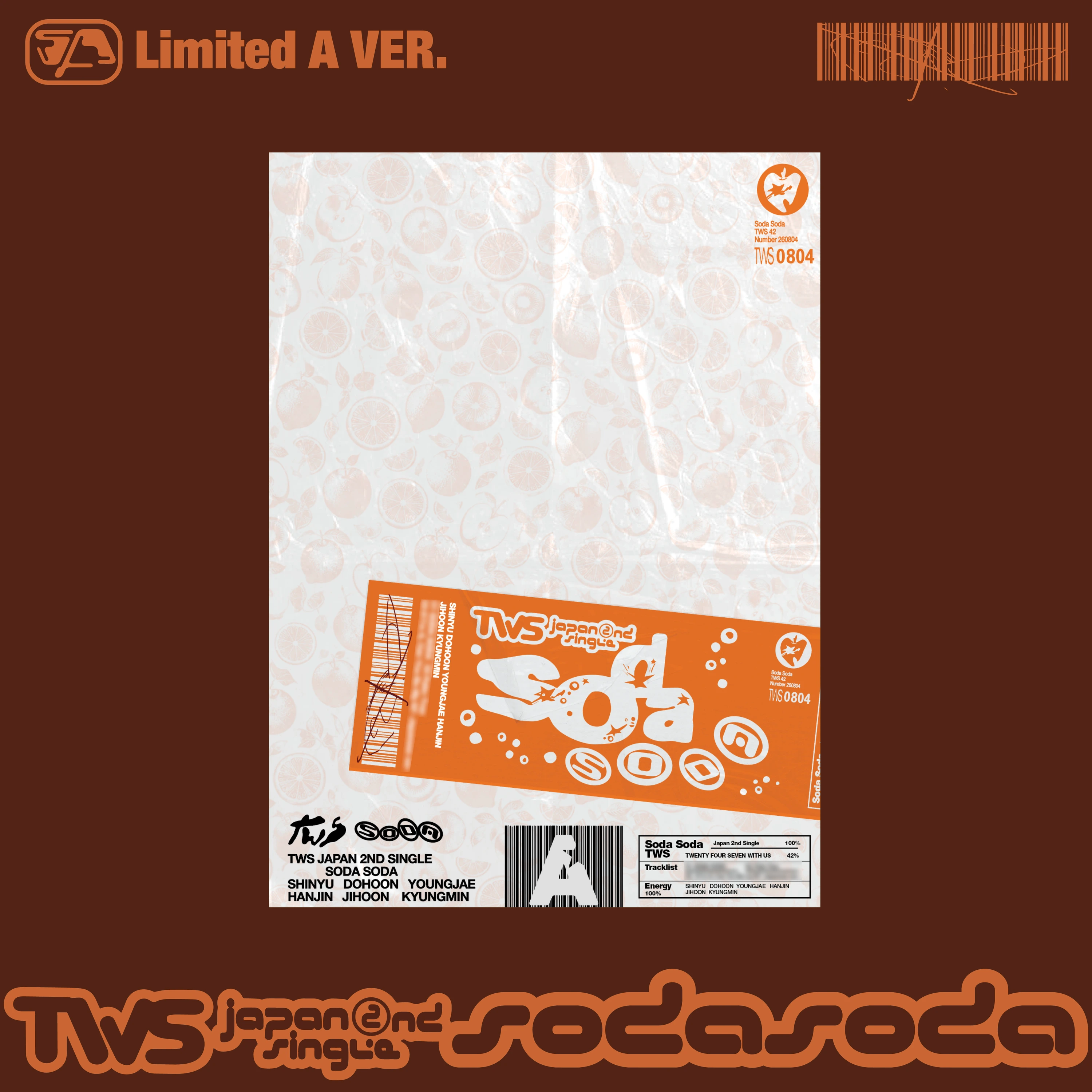 TWS - Japan 2nd Single [SODA SODA] Limited A | KPOP HOUSE