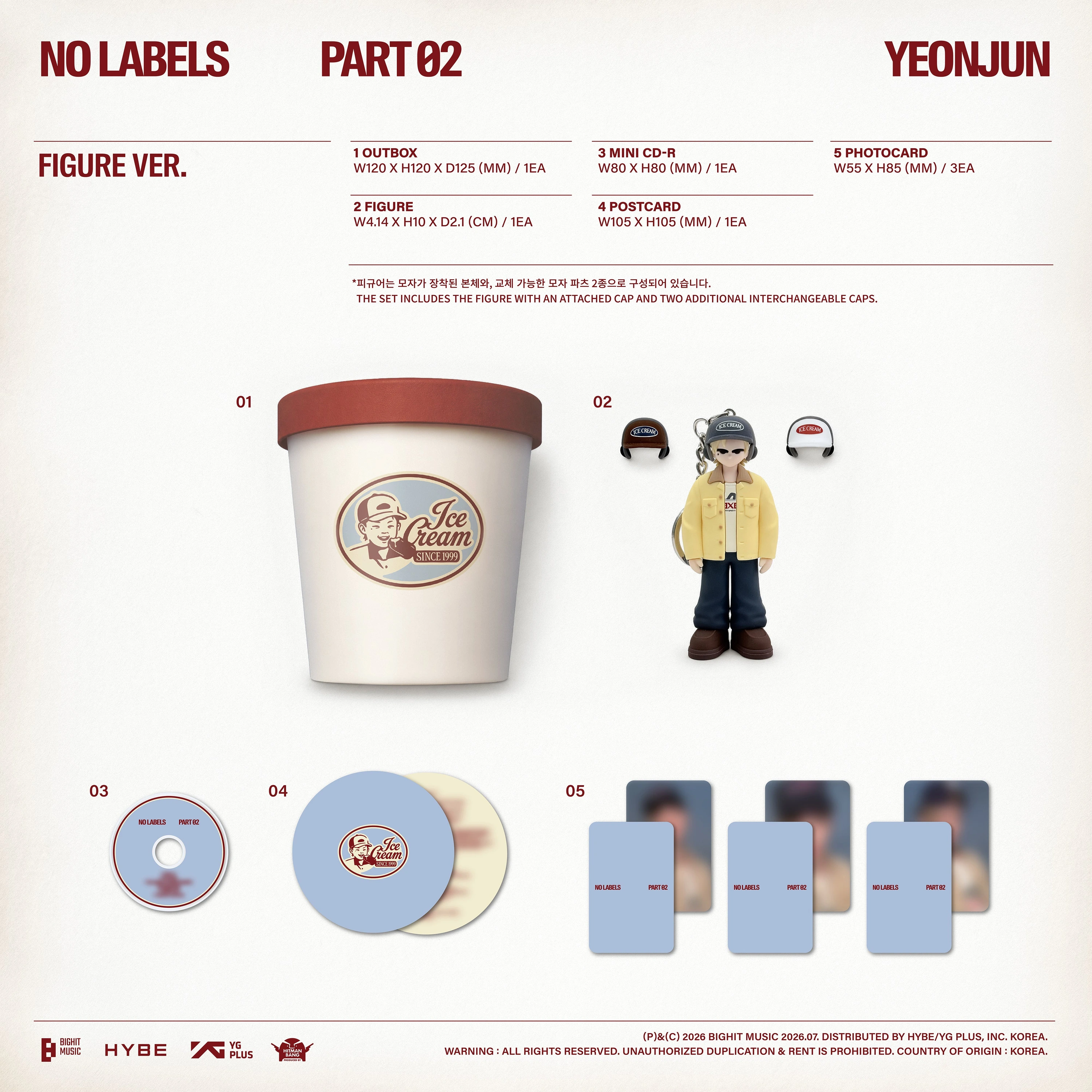 YEONJUN - [NO LABELS PART 02] Figure Ver. | KPOP HOUSE