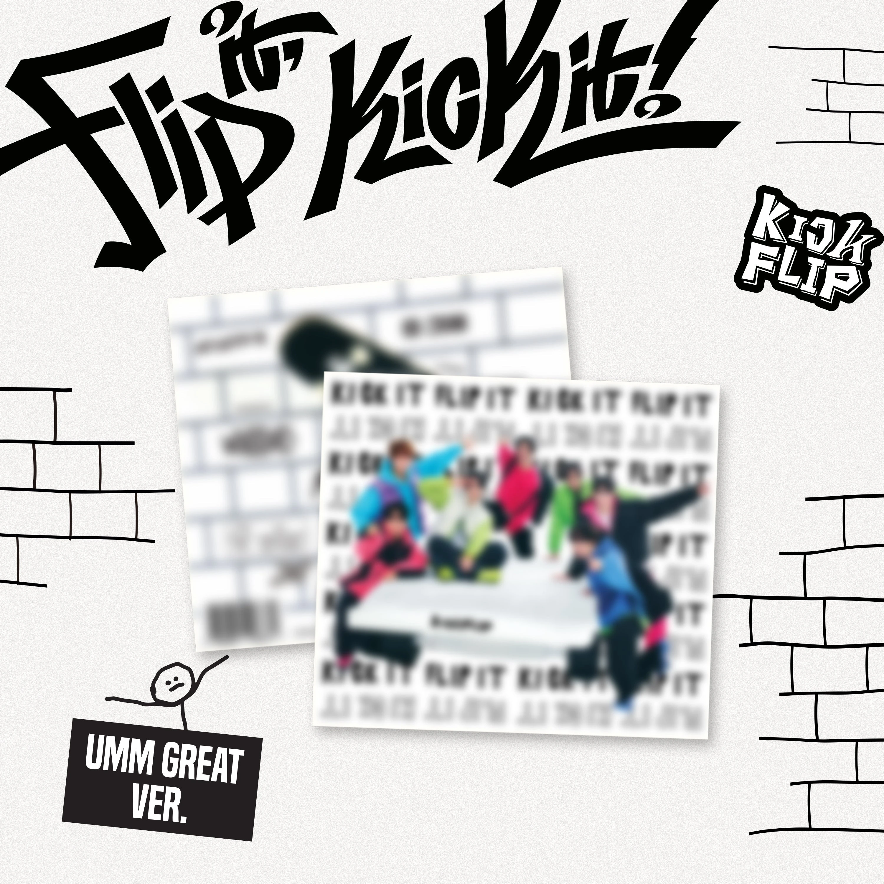 KickFlip - 1st Mini Album [Flip it, Kick it!] Umm Great Ver