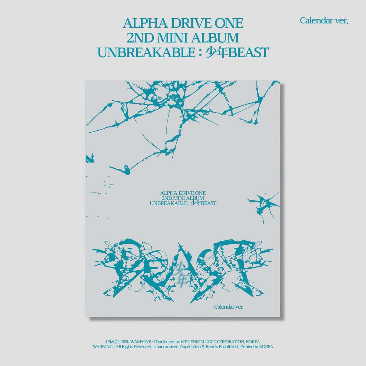 ALPHA DRIVE ONE - 2nd Mini Album [UNBREAKABLE : 少年BEAST] Fragile
