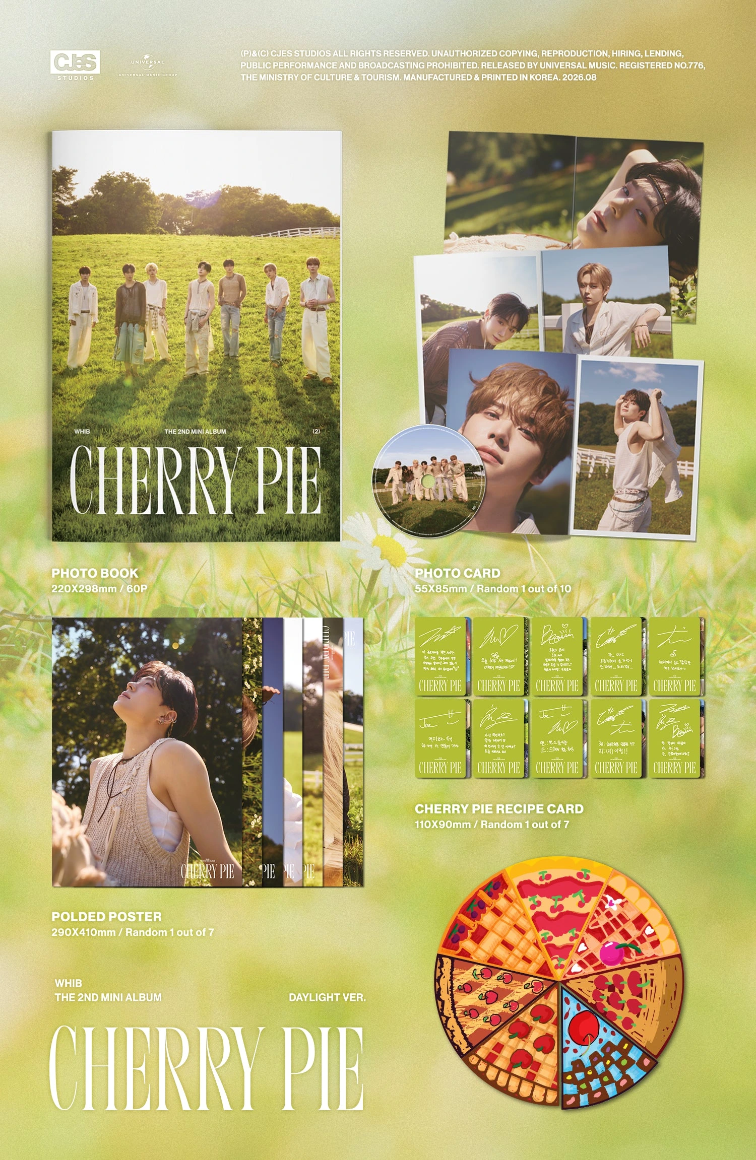 WHIB - 2nd Mini Album [CHERRY PIE] DAYLIGHT Ver. | KPOP HOUSE