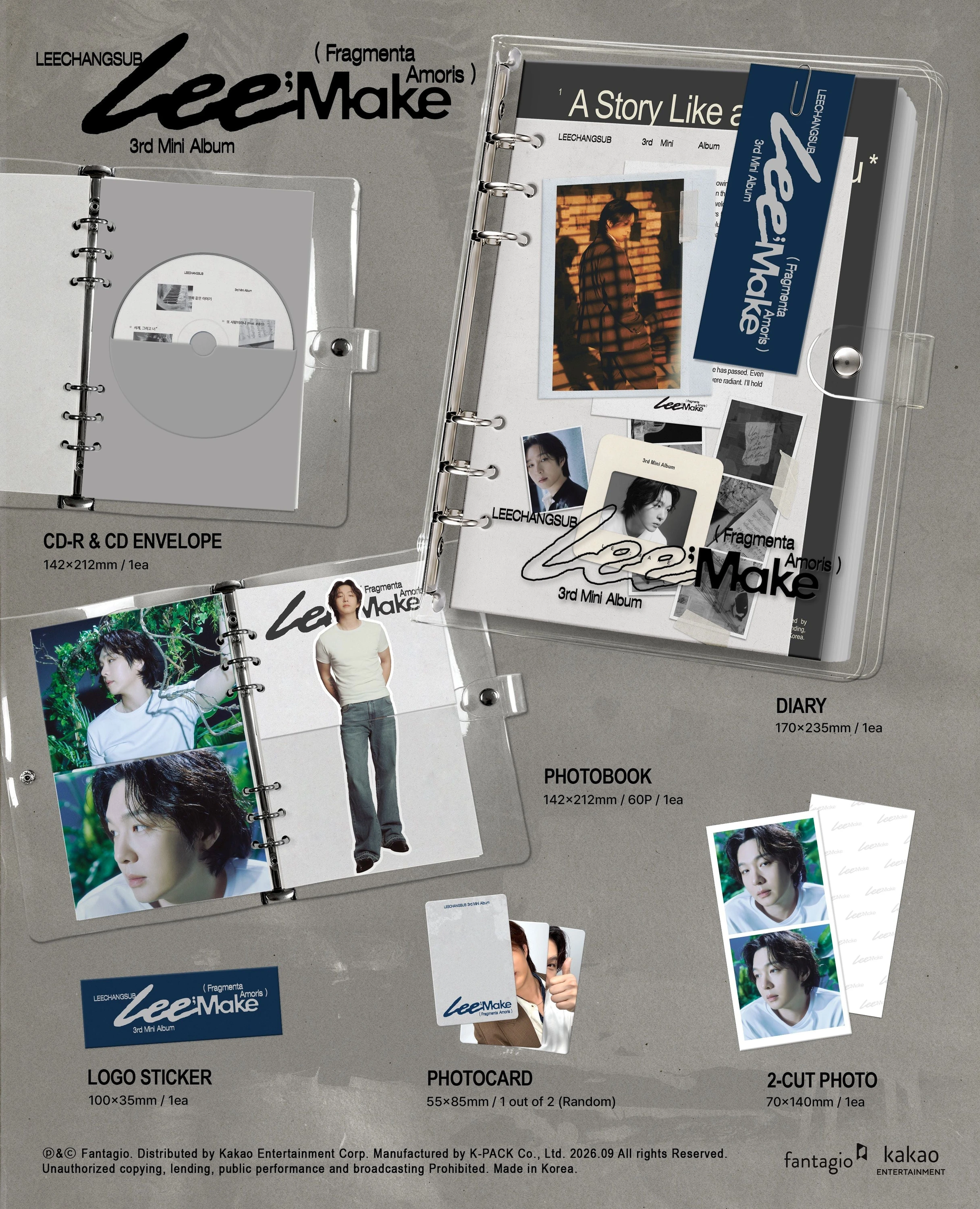 LEECHANGSUB - 3rd Mini Album [Lee;Make (Fragmenta Amoris)] | KPOP