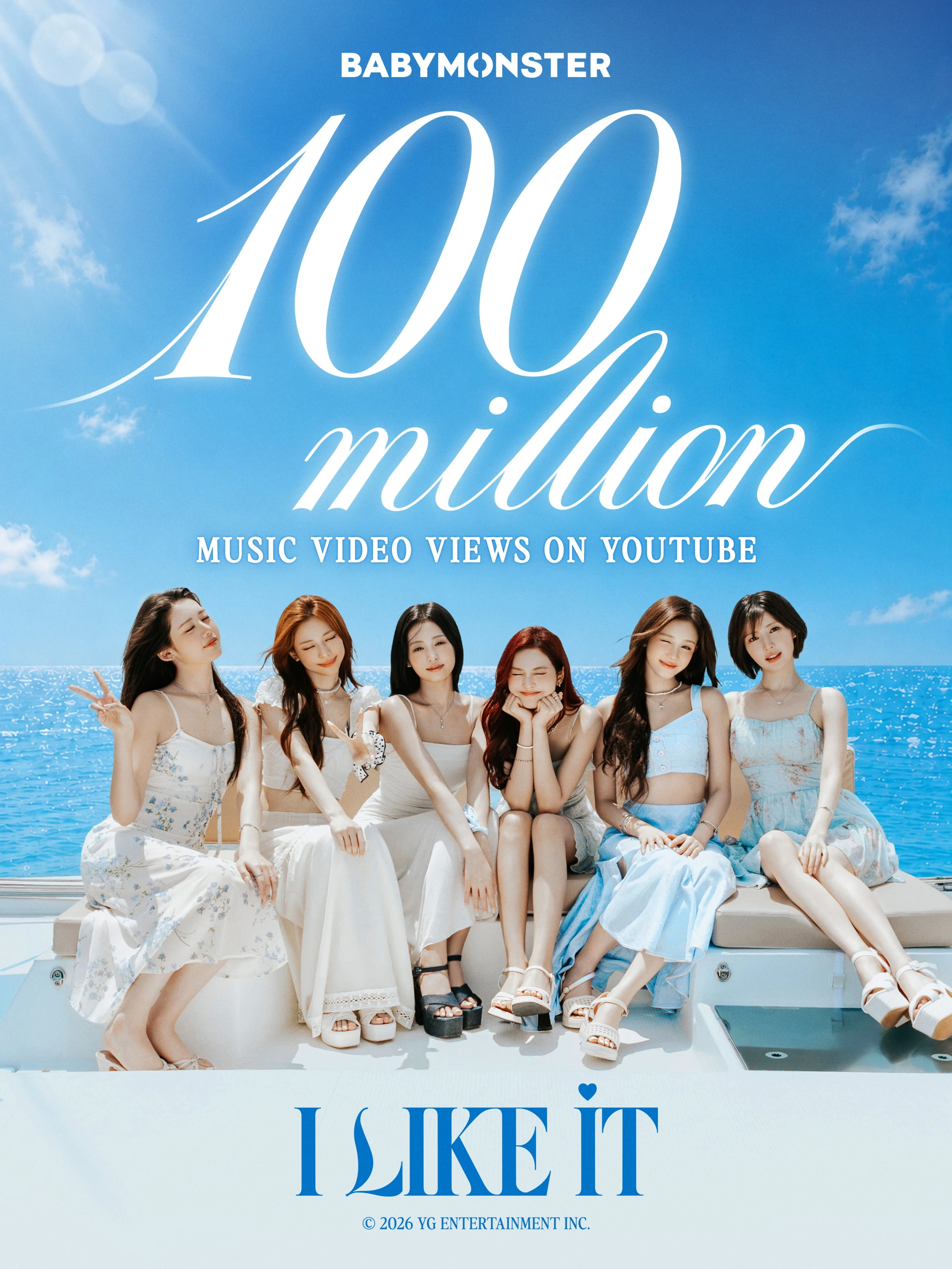 BABYMONSTER’s “I LIKE IT” MV surpasses 100 million YouTube views